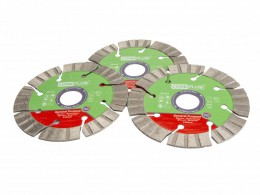 CorePlus Hybrid Diamond Blades 115mm Tin of 3 was 14.99 £9.95